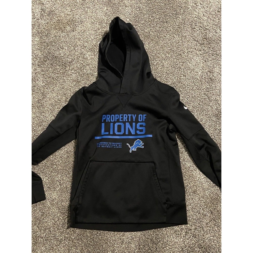 Detroit Lions, Hoodie, Boys, Medium, Nike Themes for, NFL Equipment